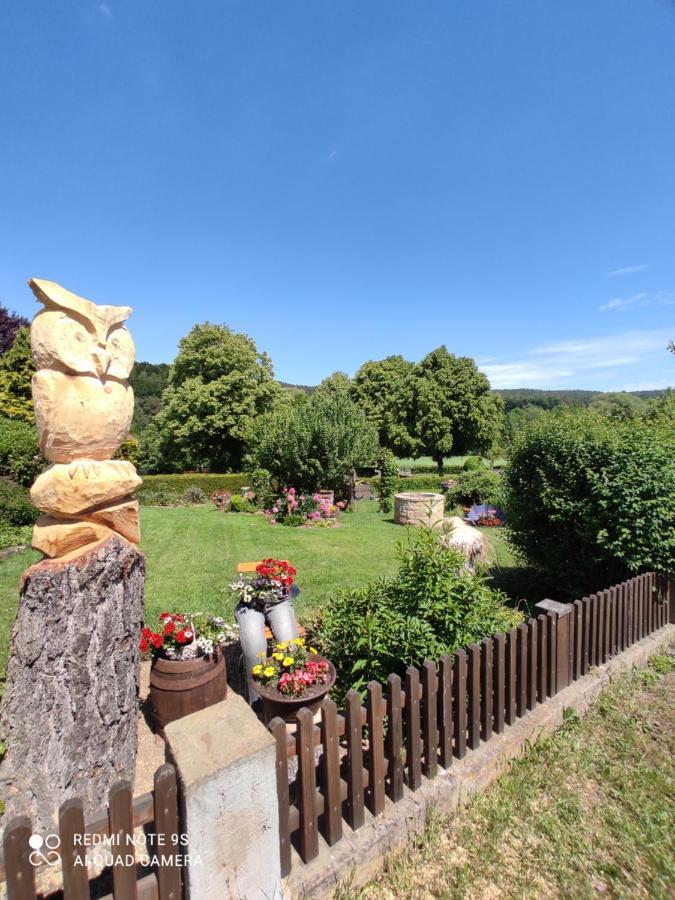 Ferienwohnung Rabelsdorf Pfarrweisach Buitenkant foto